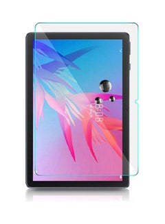 لاصقة حماية للشاشة من الزجاج المقوى لجهاز هواوي ميت باد T 10S مقاس 10.1 بوصات شفاف