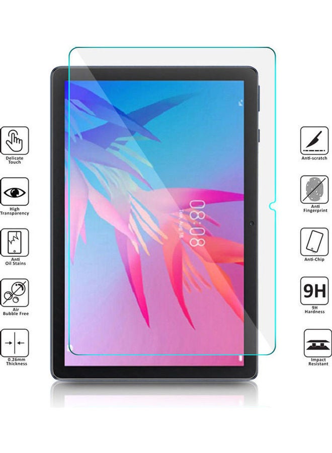 جياكس - لاصقة حماية للشاشة من الزجاج المقوى لجهاز هواوي ميت باد T 10S مقاس 10.1 بوصات شفاف - Image 1