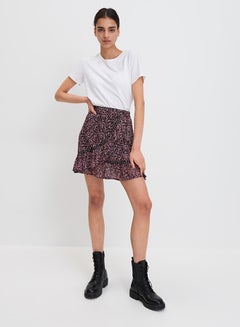 Mohito All-Over Printed Skirt Violet  - Image 2
