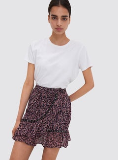 Mohito All-Over Printed Skirt Violet  - Image 3