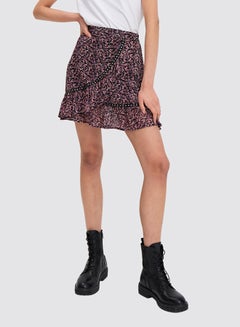 Mohito All-Over Printed Skirt Violet  - Image 1