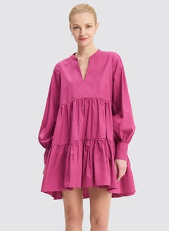 Mohito Tiered Dress Mauve  - Image 4