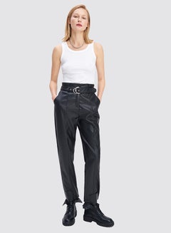 Mohito Faux Leather Pants Black  - Image 1