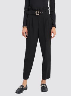 Mohito Paperbag Waist Pants Black  - Image 4