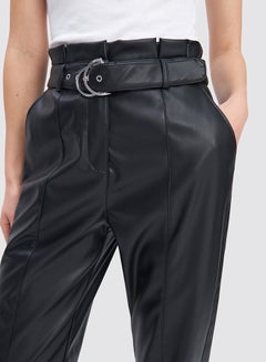 Mohito Faux Leather Pants Black  - Image 3
