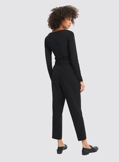 Mohito Paperbag Waist Pants Black  - Image 5