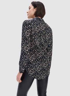Mohito All-Over Printed Top Black  - Image 3