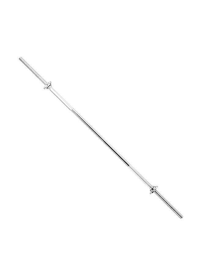 H PRO Threaded Chrome Steel Bar With 2 Spin Locks 120cm  - Image 1