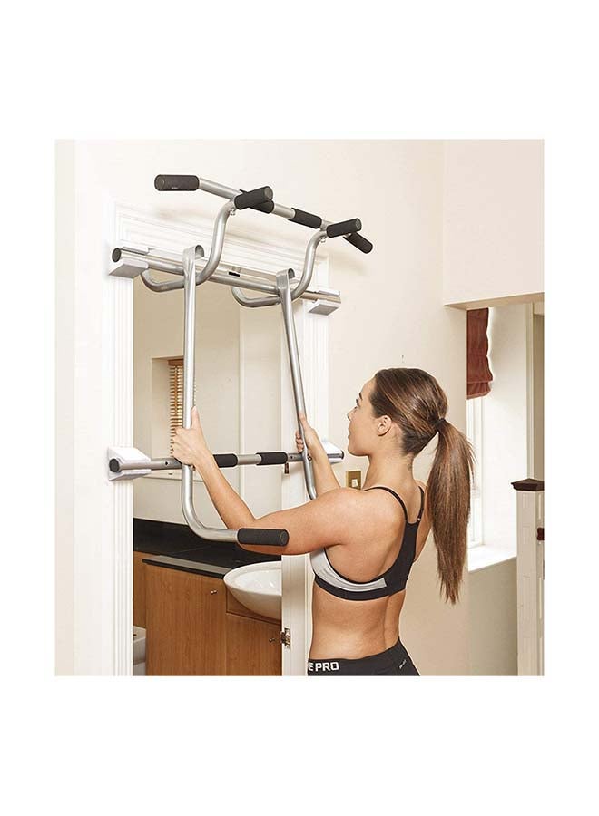 H PRO - Power Tower Adjustable Doorway Pull Up Bar 24 x 15.2 x 7.6cm - Image 1