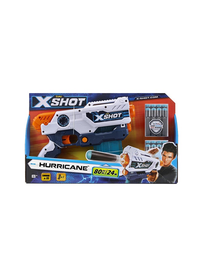 x_shot لعبة مسدس هوريكان (16 طلقة) 1سم - Image 5