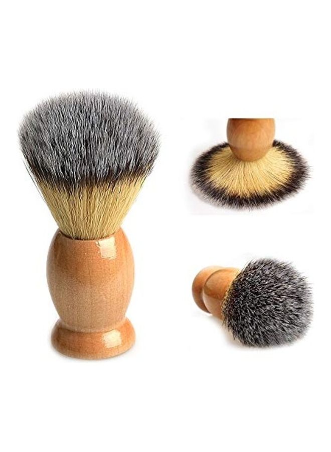 Generic Badger Shaving Brush With Wooden Handle Brown  - Image 1