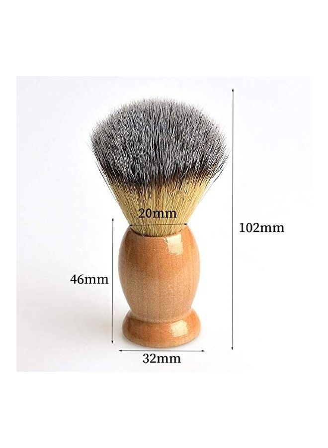 Generic Badger Shaving Brush With Wooden Handle Brown  - Image 3