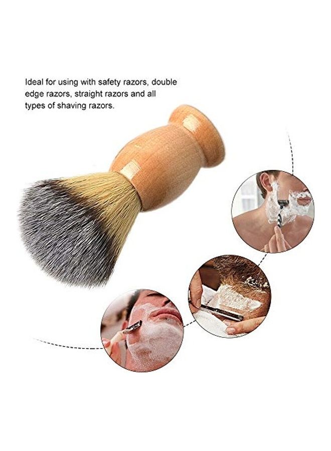 Generic Badger Shaving Brush With Wooden Handle Brown  - Image 4