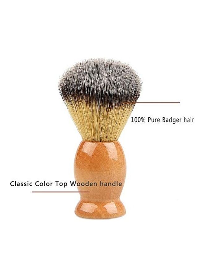Generic Badger Shaving Brush With Wooden Handle Brown  - Image 5