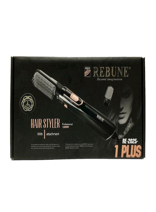 REBUNE Hair Styler 1 Plus RE-2025 Black/Grey/Beige - Image 3