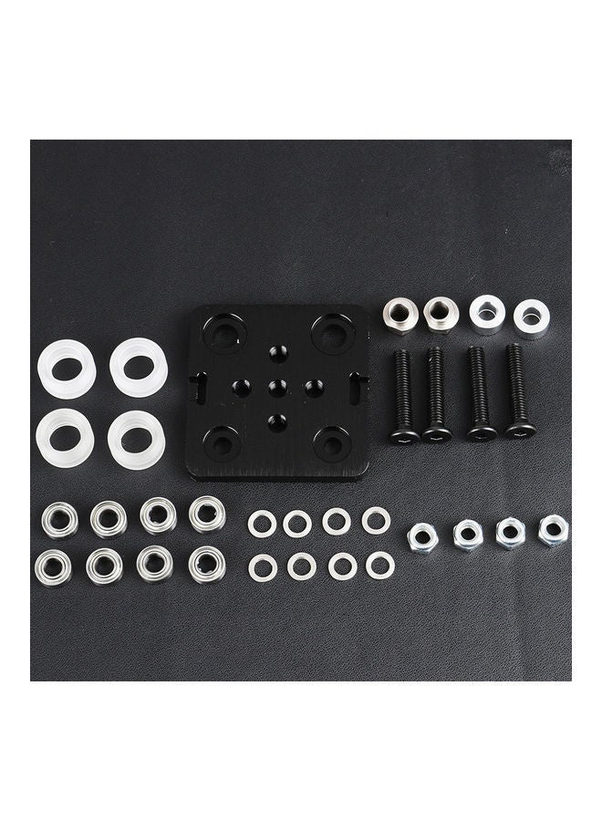 Mini V Gantry Rod Plate With Wheel Black/Silver  - Image 5