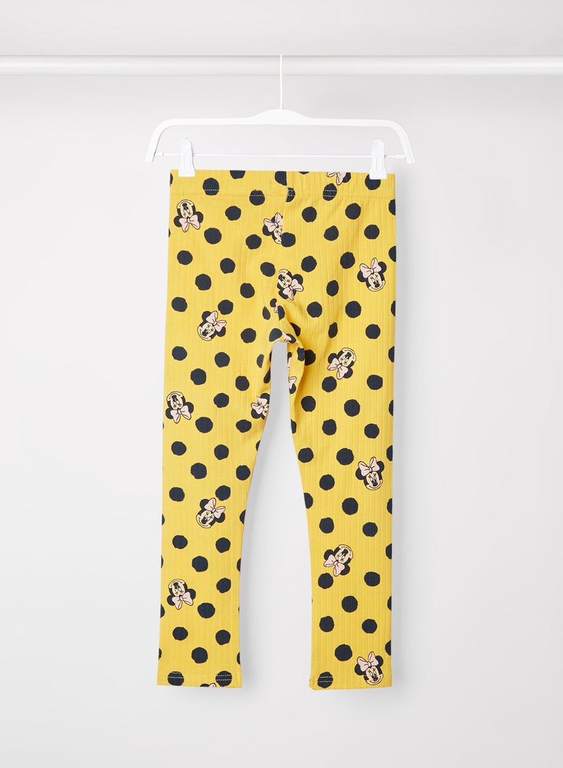 NAME IT - Sunset Gold Minie Faya Leggings Sunset Gold - Image 1