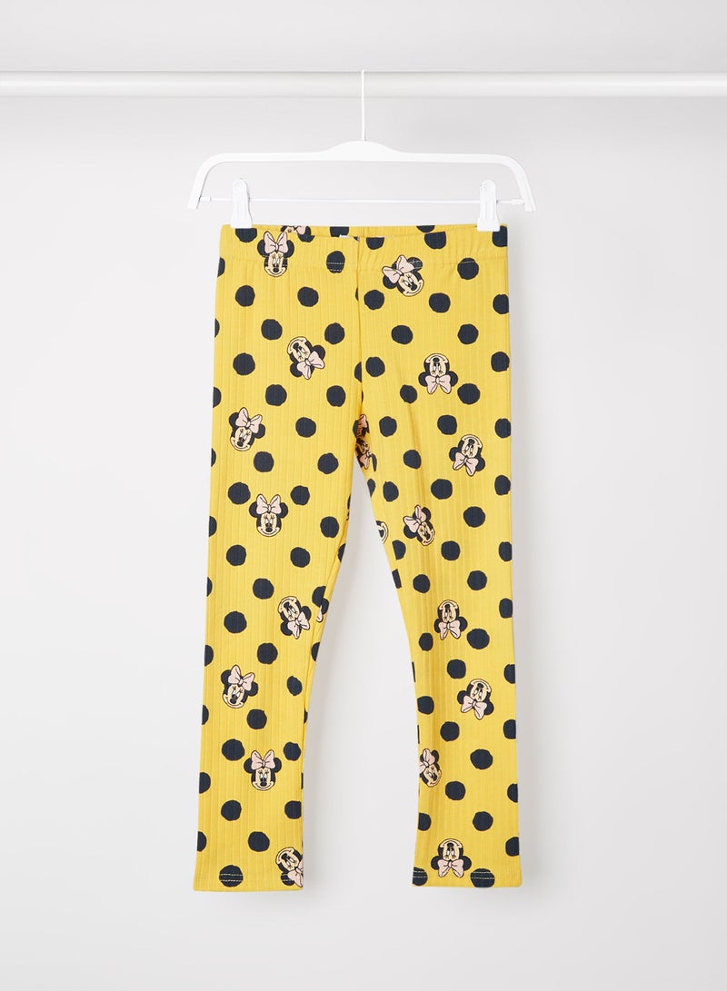 NAME IT - Sunset Gold Minie Faya Leggings Sunset Gold - Image 1