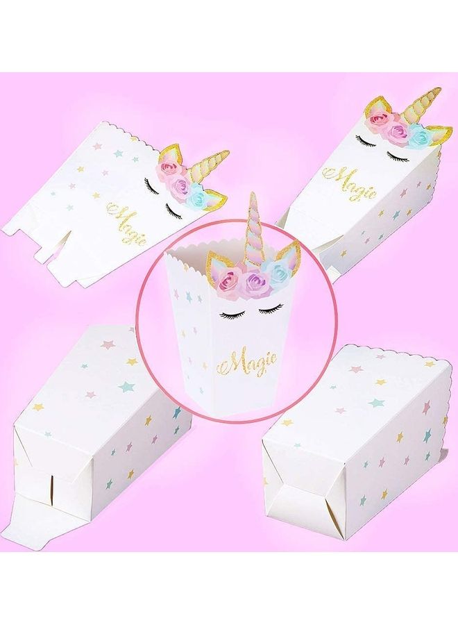 Party with Emma - Unicorn Design Paper Treat Box - Image 1