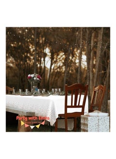 Party with Emma 2 Piece Disposable Party Tablecloth  - Image 5