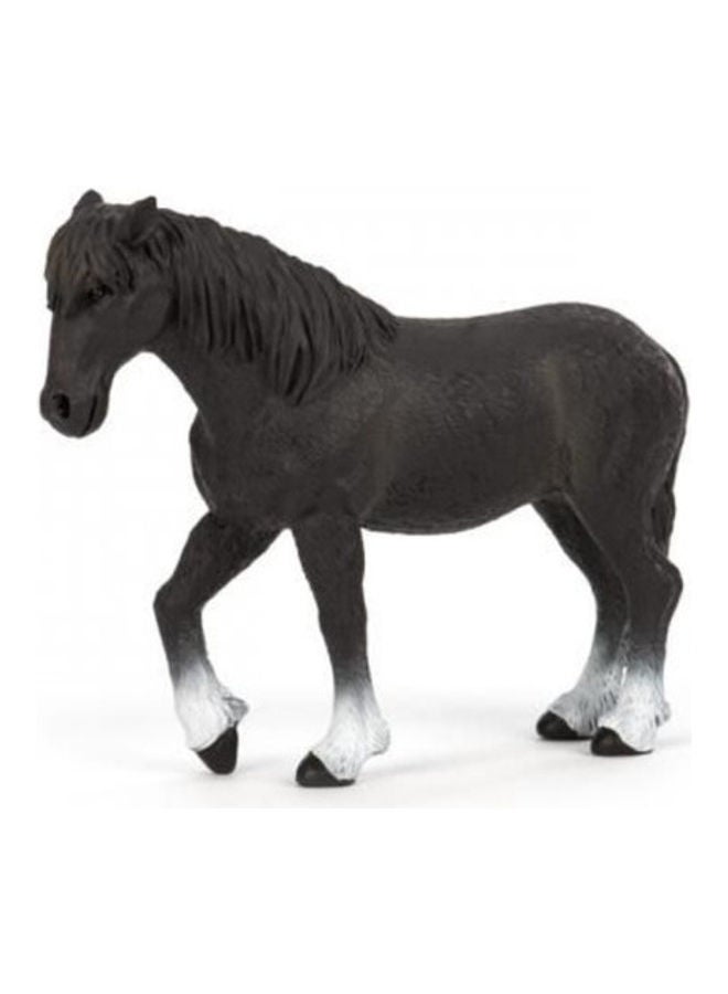 Terra Percheron Horse Figure 5.67 x 1.46 x 3.82inch 