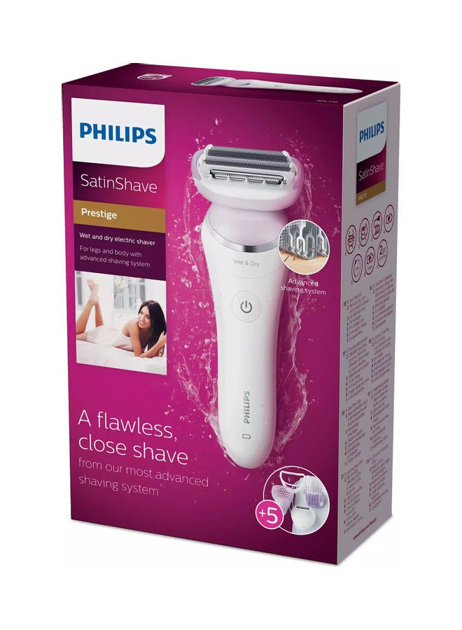 Philips Cordless Women's Electric Shaver White/Lavender 292grams - Image 4