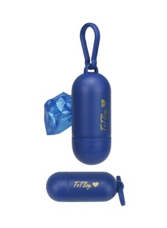 ToTSsy Ultra-portable Disposable Nappy Bag Dispenser and 4 Refill for Hygienically Disposing- Blue  - Image 2