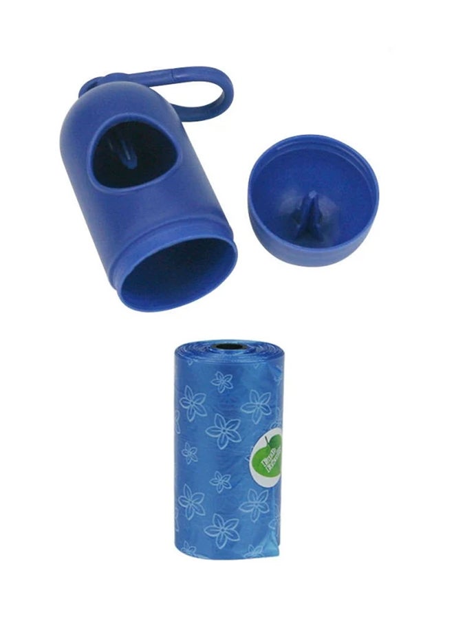 ToTSsy - Ultra-portable Disposable Nappy Bag Dispenser and 4 Refill for Hygienically Disposing- Blue - Image 1