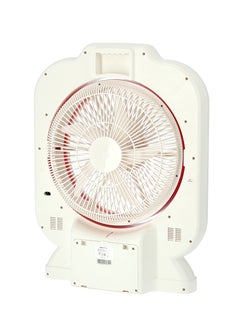 KRYPTON 12 Inch Rechargeable Box Fan With LED Night Light KNF111 White/Pink  - Image 3