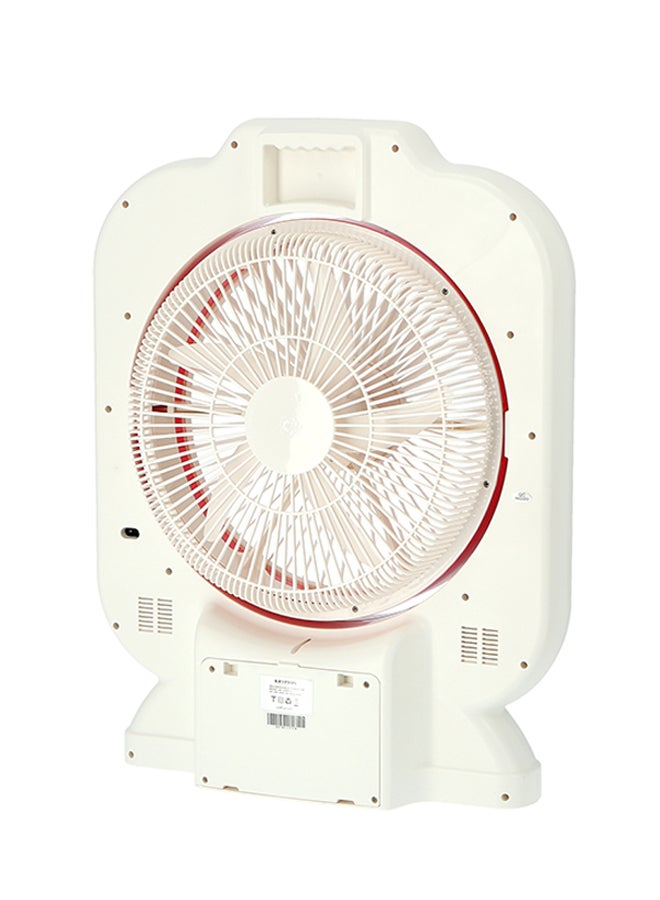 KRYPTON 12 Inch Rechargeable Box Fan With LED Night Light KNF111 White/Pink  - Image 3