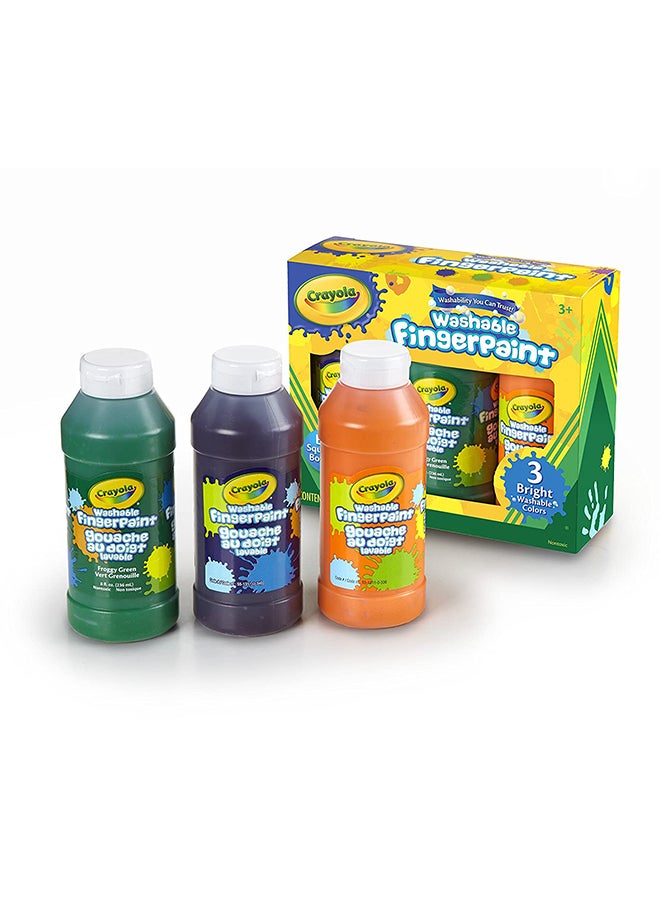 كرايولا مجموعة ألون واشبل فينجربينت ساطعة، من 3 قطع بوزن 8 أوقية 14.5x17.4x6سم - Image 2