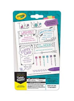 6 ct. Take Note! Washable Gel Pens 19.4X11.5X2cm - v1617698213/N43812174A_3