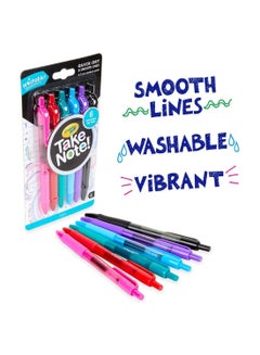 6 ct. Take Note! Washable Gel Pens 19.4X11.5X2cm - v1617698213/N43812174A_4