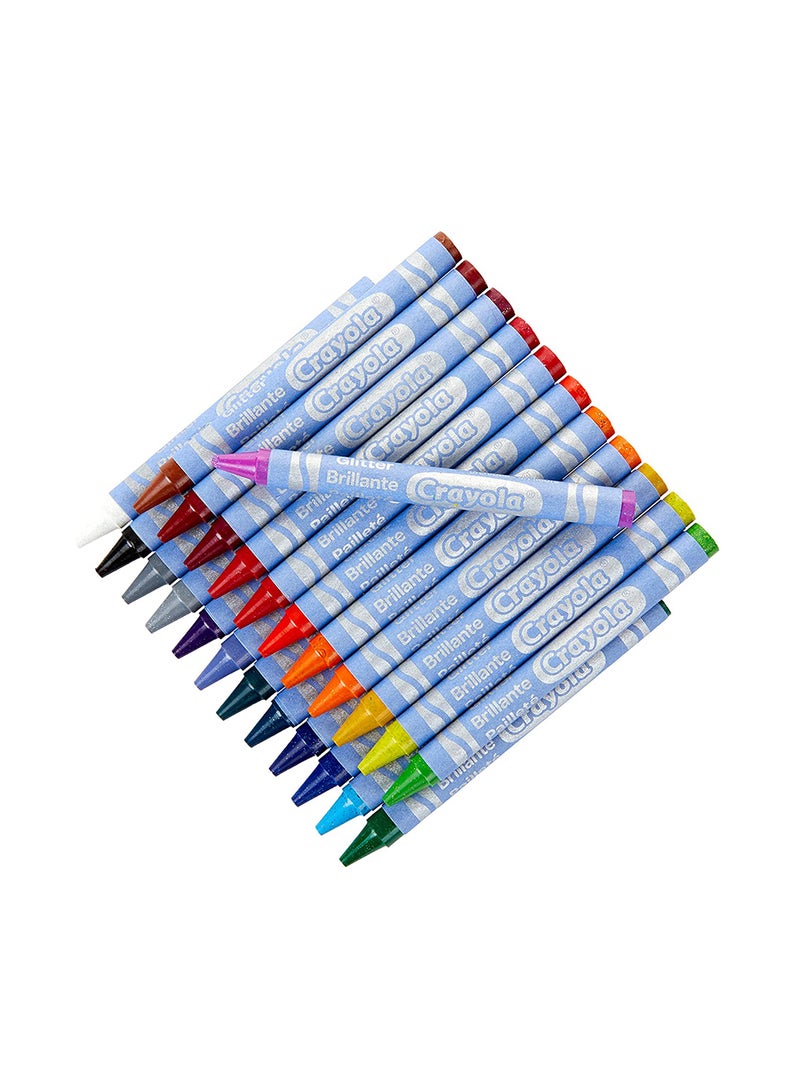 كرايولا أقلام تلوين لامعة 24 قيراطاً 11.43x7.15x2.7سم - Image 3