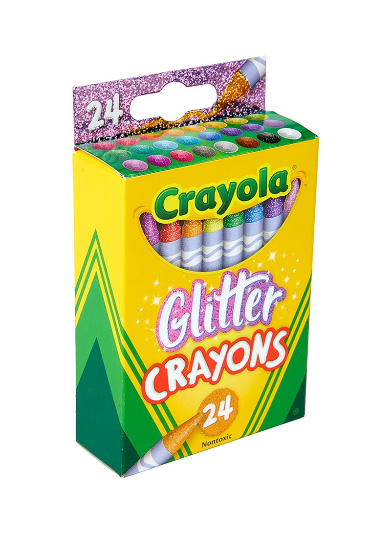 كرايولا أقلام تلوين لامعة 24 قيراطاً 11.43x7.15x2.7سم - Image 4