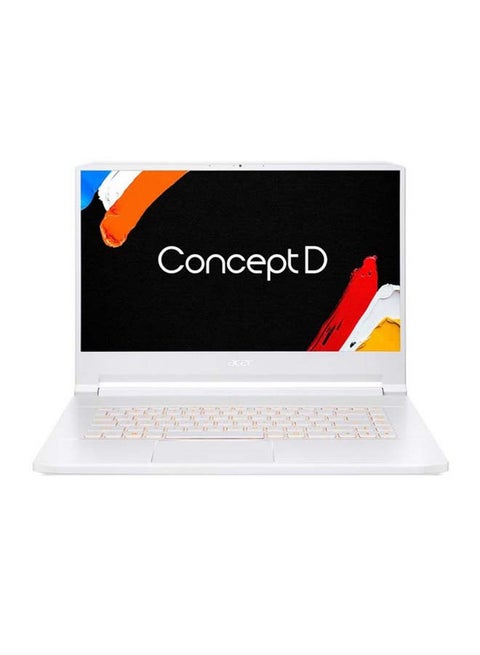 ConceptD D7 Pro Laptop With 15.6-Inch Display, Core i7 Processor/32GB RAM/1TB SSD/Windows/6GB NVIDIA Quadro RTX300 Graphic Card English/Arabic White