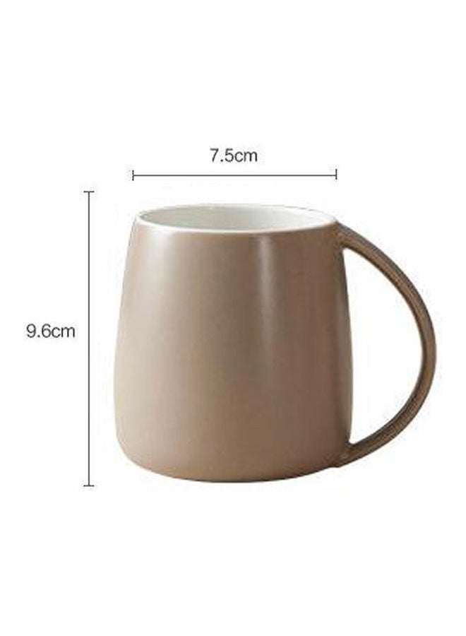 non Ceramic Cup Light Brown 380ml - Image 2
