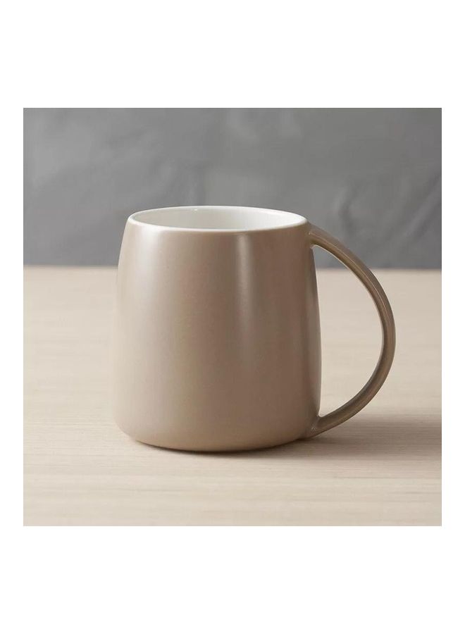 non Ceramic Cup Light Brown 380ml - Image 1