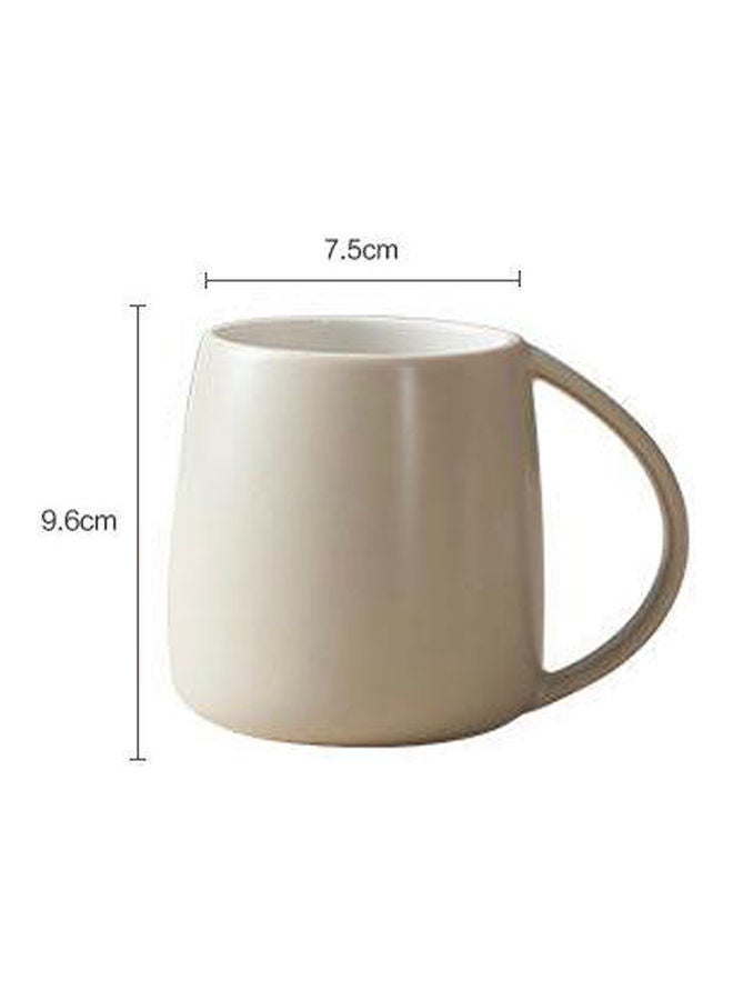 non Ceramic Cup Beige 380ml - Image 2