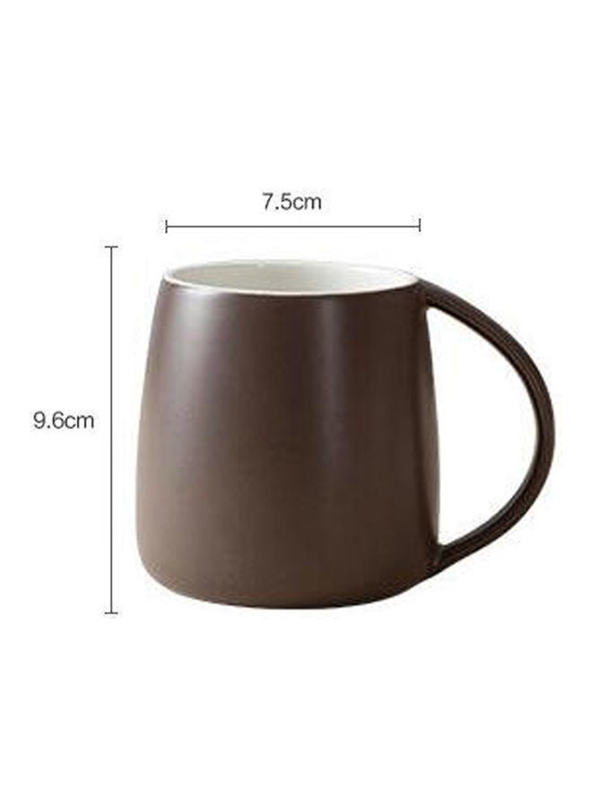 non Ceramic Cup Brown 380ml - Image 2