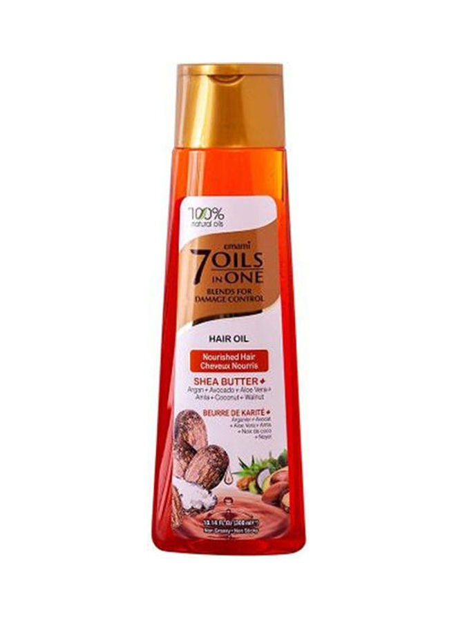 emami 7 In 1 Shea Butter Oil 100% Natural Oils Orange 300ml  - Image 1
