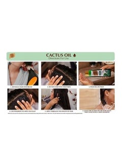 emami 7 In 1 Cactus Oil 100% Natural Oils Green 200ml  - Image 3