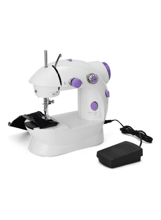 Generic - Electric Small Tailoring Machine With Extension NC-H1727 White/Purple - Image 1