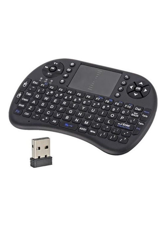 Mini Keyboard Has Touchpad And 92 Keys Bluetooth Wireless For Android- And Windows Black
