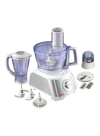 مُحضر للطعام مع وعاء وخلّاط بسعة 2 لتر وبقدرة 1000 وات 2 L 1000 W FP1000SG أبيض- شفاف - v1617706889/N46217195A_1