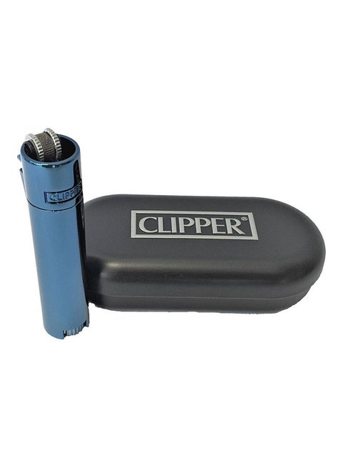 Metal Lighter With Box Deep Blue 6.2cm