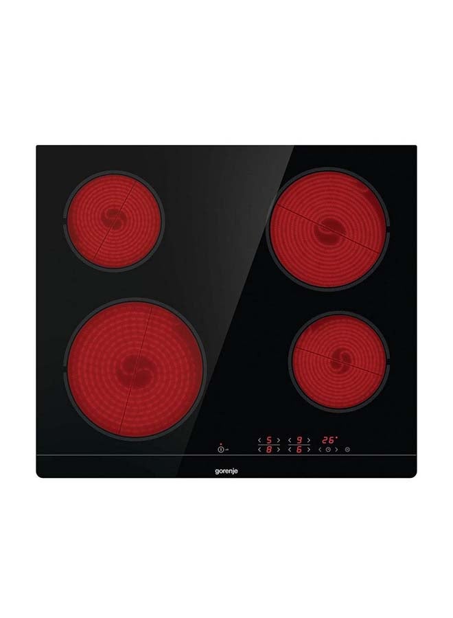 Gorenje - Built In Glass Ceramic Hob With Touch Control ECT641BCS Black - Image 1