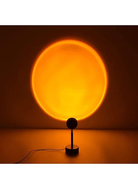 مصباح LED بإضاءة صفراء كلون غروب الشمس أصفر