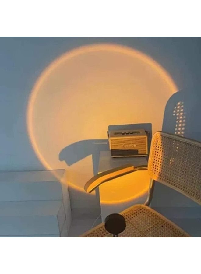 Sunset Projection LED Table Lamp Yellow - Image 2