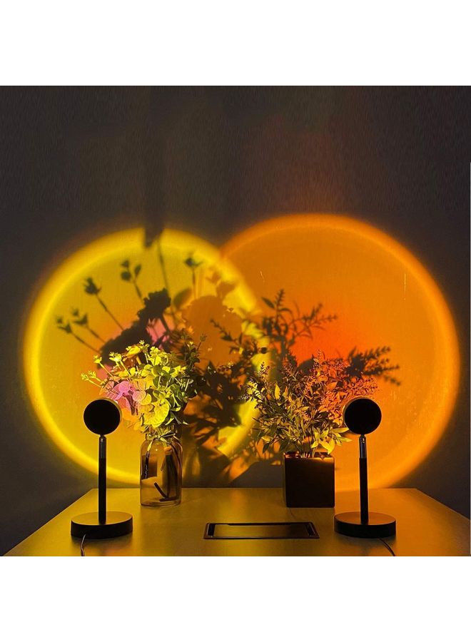 Sunset Projection LED Table Lamp Yellow - Image 3